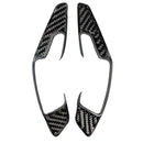 Car Carbon Fiber Steering Wheel Paddles Decorative Sticker for Lexus NX200 / 200t / 300h 2014-2021, Left and Right Drive Universal