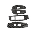 Car Carbon Fiber Window Glass Lift Decorative Sticker for Lexus NX200 / 200t / 300h 2014-2021, Right Drive