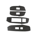 Car Carbon Fiber Window Glass Lift Decorative Sticker for Lexus NX200 / 200t / 300h 2014-2021, Left Drive