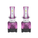 2 PCS F6 H3 DC9-32V 26W 6500K 3000LM Car / Motorcycle LED Headlight Lamps / Fog Light (Purple)