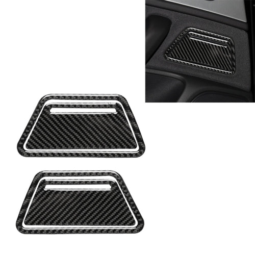 Car Carbon Fiber Ashtray Panel Decorative Sticker for Audi A6 S6 C7 A7 S7 4G8 2012-2018, Left and Right Drive Universal