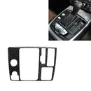 Car Carbon Fiber One-button Start Panel Decorative Sticker for Audi A6 S6 C7 A7 S7 4G8 2012-2018, Right Drive