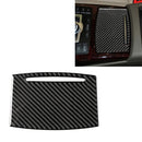 Car Carbon Fiber Water Cup Cover Decorative Sticker for Audi A6 2005-2011, Left and Right Drive Universal