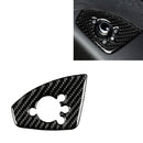 Car Carbon Fiber Door Button Decorative Sticker for Audi TT 8n 8J MK123 TTRS 2008-2014, Right Drive, B Style