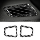 Car Carbon Fiber Dashboard Air Outlet Decorative Sticker for Land Rover Discovery 4 2010-2016, Left and Right Drive Universal