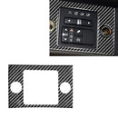 Car Carbon Fiber Cigarette Lighter Panel Decorative Sticker for Land Rover Discovery 4 2010-2016, Left and Right Drive Universal