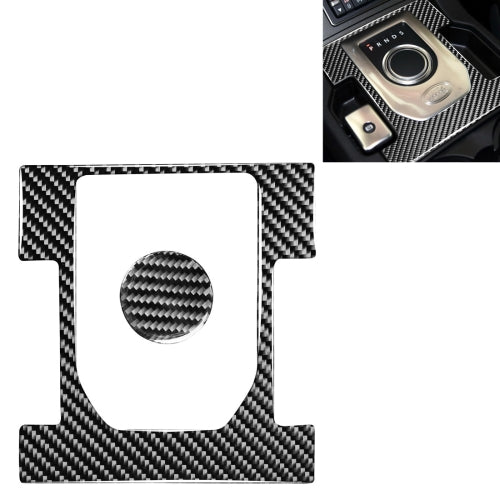 Car Carbon Fiber Gearshift Panel Decorative Sticker for Land Rover Discovery 4 2010-2016, Left and Right Drive Universal