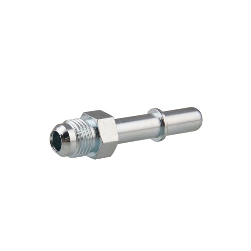 Car Oil End Fitting Adaptor 6 AN Male to 3/8 SAE Quick Disconnect Male Push Welded Long Joint