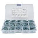 60 PCS B Nut Kit Spire Clips M8 Zinc Speed Fasteners Lug Nuts