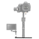ZHIYUN Extension Frame with 1/4 inch Mounting Screw for Smooth / Crane / EVO / Rider Series Stabilizer(Black)