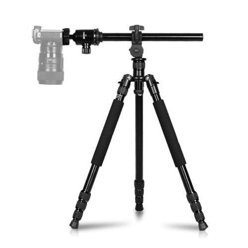 TRIOPO 652 Horizontal Arm Tripod Mount Quick Release Center Column Boom Bracket with Tripod Ball-Head