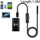 F99 HD Mobile Phone Endoscope, 8mm Waterproof Pipe Endoscope, Wifi Version, Hardwire, Length: 1.5m (Black)