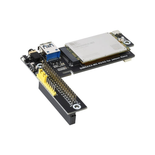 Waveshare SIM8200EA-M2 5G Snapdragon X55 Multi Mode Multi Band 5G/4G/3G Module Expand Board for Jetson Nano, EU Plug