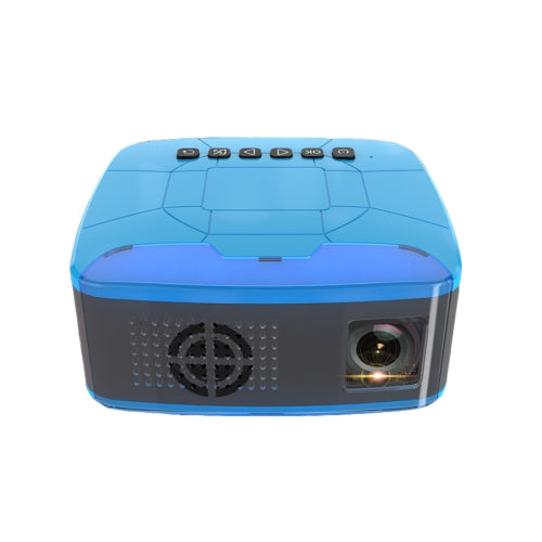 U20 500ANSI Lumens 1080P LCD Technology Mini Portable HD Theater Projector, Support TF, HDMI, AV, USB(Blue)