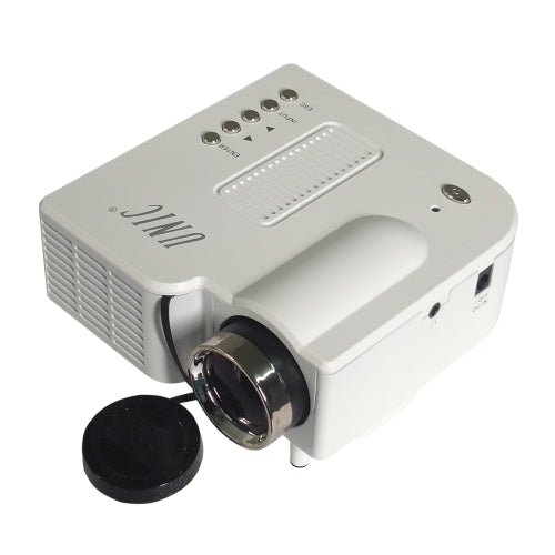 UC28+ Mini Projector 200 Lumens LED 320x240 Resolution Multimedia Video Projector, Projecting Distance: 1-3.5m(White)