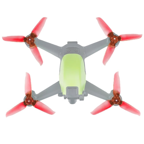 RCSTQ 2 Pairs Clear Color Quick-release Propellers for DJI FPV(Red)