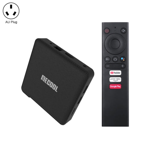 MECOOL KM1 4K Ultra HD Smart Android 9.0 Amlogic S905X3 TV Box with Remote Controller, 2GB+16GB, Support Dual Band WiFi 2T2R/HDMI/TF Card/LAN, AU Plug