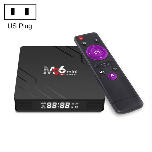 M96mini 4K Smart TV BOX Android 9.0 Media Player wtih Remote Control, Quad-core RK3228A, RAM: 2GB, ROM: 16GB, Dual Band WiFi, US Plug