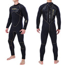 SLINX 1106 5mm Neoprene + Towel Lining Super Elastic Wear-resistant Warm Semi-dry Full Body One-piece Wetsuit for Men, Size: XXXL