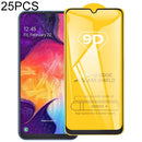 25 PCS 9D Full Glue Full Screen Tempered Glass Film For Galaxy A6 (2018)