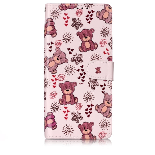Oil Embossed Coloured Drawing Pattern Horizontal Flip PU Leather Case with Holder & Card Slots & Wallet & Photo Frame For Galaxy S10 5G(Little Bear)