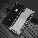 PC + TPU Shockproof Protective Case for iPhone X / XS(Black)