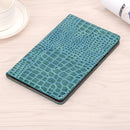 Crocodile Texture Horizontal Flip Leather Case with Holder & Card Slots & Wallet for Huawei MediaPad M6 8.4 2019(Blue)