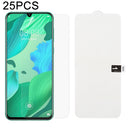 25 PCS Soft Hydrogel Film Full Cover Front Protector with Alcohol Cotton + Scratch Card for Huawei Nova 5