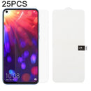 25 PCS Soft Hydrogel Film Full Cover Front Protector with Alcohol Cotton + Scratch Card for Huawei Nova 4 / Honor View 20