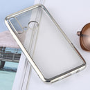 Ultra-thin Electroplating Soft TPU Protective Back Cover Case for Huawei Nova 5i(Silver)