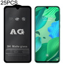 25 PCS AG Matte Frosted Full Cover Tempered Glass For Huawei Honor 8X
