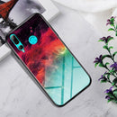 Shockproof Tempered Glass + TPU Case For Huawei Enjoy 9s(Colorful Nebula)