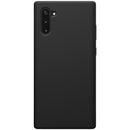 NILLKIN Flex Pure Series Solid Color Liquid Silicone Dropproof Protective Case for Galaxy Note 10 / Note 10 5G(Black)