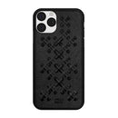 For iPhone 11 (6.1 inch) RAIGOR INVERSE WEAVE Series PU+TPU+PC Solid Color Protective Case(Black)