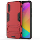For Xiaomi Mi CC9 Shockproof PC + TPU Protective Case with Invisible Holder(Red)