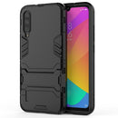 For Xiaomi Mi CC9e Shockproof PC + TPU Protective Case with Invisible Holder(Black)