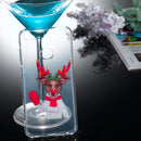 For Huawei P Smart (Enjoy 7S) Coloured Drawing Pattern IMD Workmanship Soft TPU Protective Case(Glove Deer)