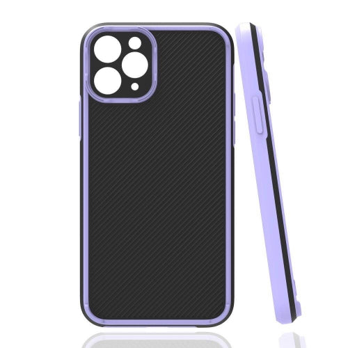 Four-corner Twill Shockproof Drop-resistant Protective Case For iPhone 11 Pro(Purple)