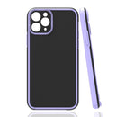 Four-corner Twill Shockproof Drop-resistant Protective Case For iPhone 12 Pro(Purple)