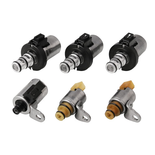 6 PCS Car Gearbox Solenoid Valve Transmission Set for Mazda / Ford