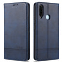 For vivo Y3s / Y17 AZNS Magnetic Calf Texture Horizontal Flip Leather Case with Card Slots & Holder & Wallet(Dark Blue)