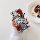 Flower and Leaf Pattern Shockproof TPU Protective Case For iPhone 11 Pro Max(10)