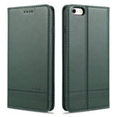 AZNS Magnetic Calf Texture Horizontal Flip Leather Case with Card Slots & Holder & Wallet For iPhone 6(Dark Green)