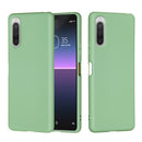 For Sony Xperia 5 II Pure Color Liquid Silicone Shockproof Full Coverage Case(Green)