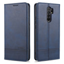 For Xiaomi Redmi 9 AZNS Magnetic Calf Texture Horizontal Flip Leather Case with Card Slots & Holder & Wallet(Dark Blue)