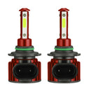 F8 9006 2 PCS DC9-36V 22W 2500LM IP68 Car LED Headlight Lamps(8000K Blue Light)