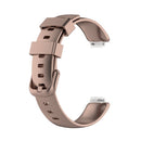 For Fitbit Inspire 2 TPE Replacement Strap Watchband, Size:S(Rose Gold)