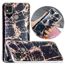 For Xiaomi Redmi 9C Electroplating TPU Phone Protective Case(Black Gold)