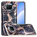For Xiaomi Mi 10T Lite 5G Electroplating TPU Phone Protective Case(Black Gold)