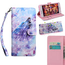 For Motorola Moto G9 Plus 3D Painted Pattern Horizontal Flip TPU + PU Leather Case with Holder & Card Slots & Wallet & Lanyard(Roaring Wolf)